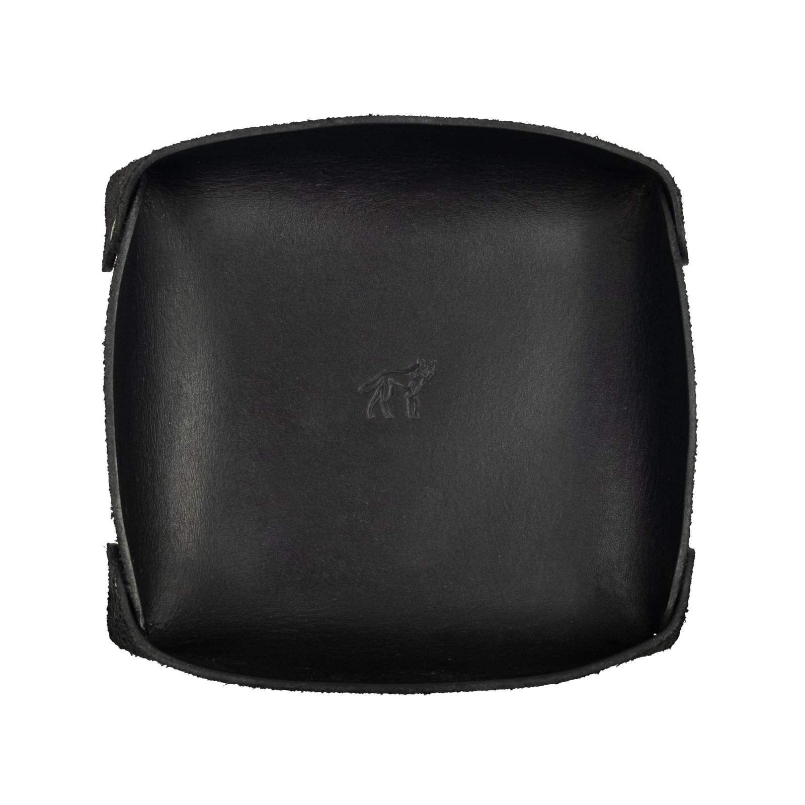 Organizador de Mesa em Couro Preto 