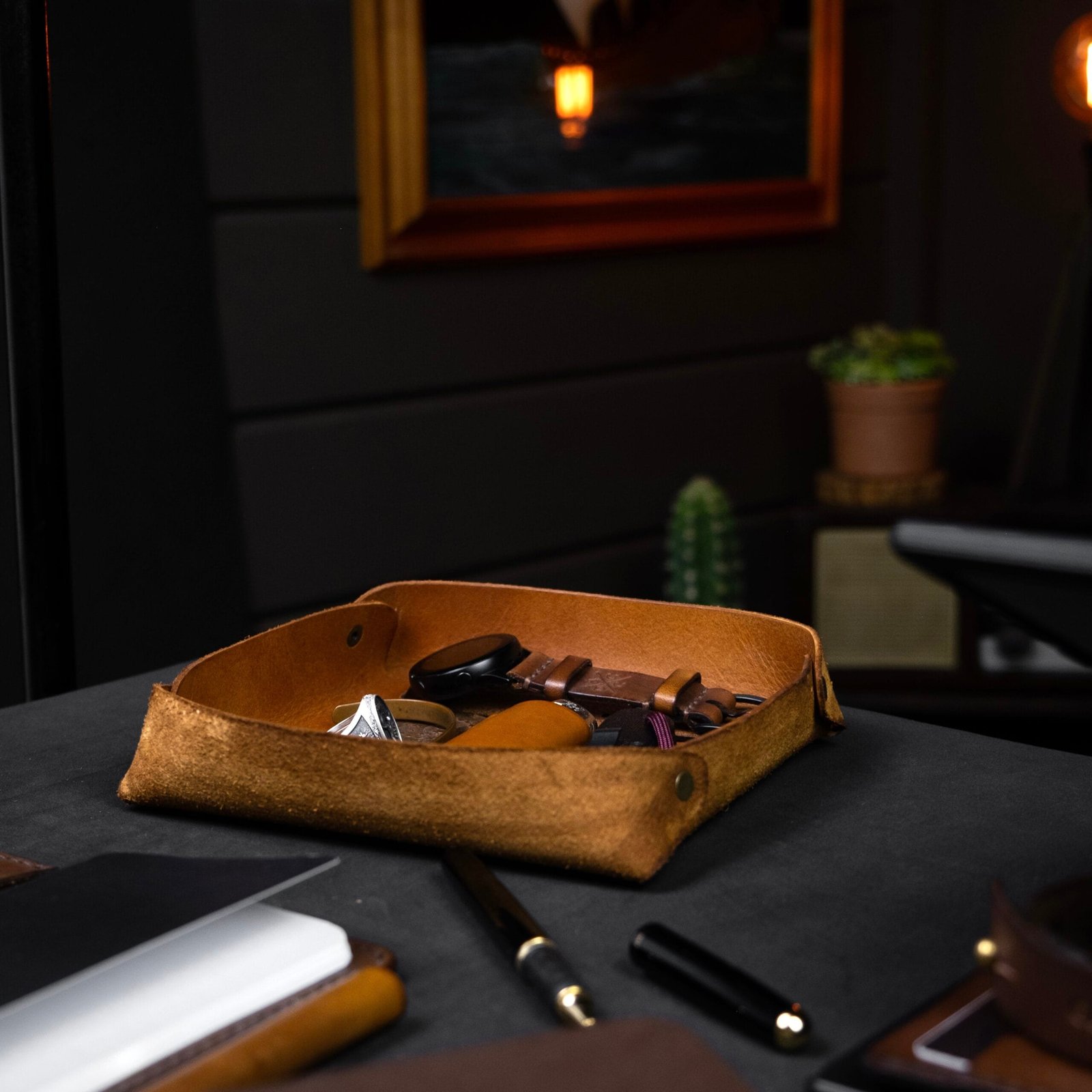 Organizador de Mesa em Couro Savana - Imagem 4