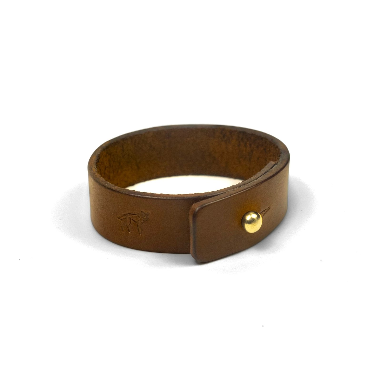 Bracelete de Couro Marrom - Imagem 2