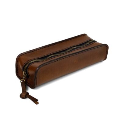 Estojo Domus Couro Marrom