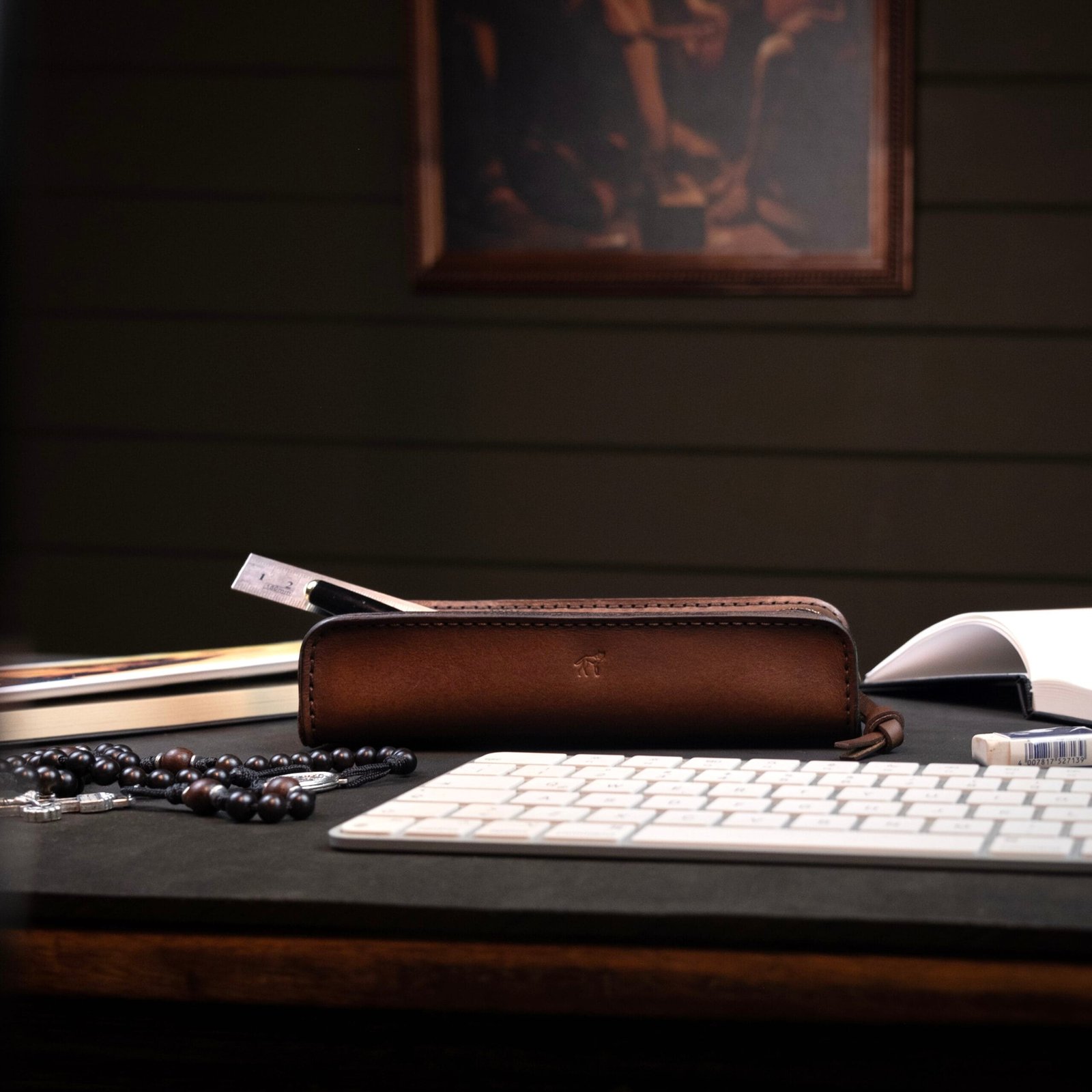 Estojo Domus Couro Marrom - Imagem 5