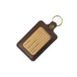 Identificador de Bagagem Couro Marrom