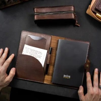 Kit Domus Couro Marrom