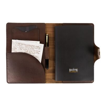 Case A5 Domus Couro Marrom