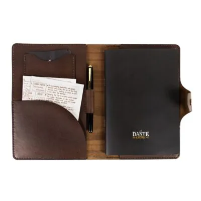 Case A5 Domus Couro Marrom