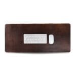 Desk Pad de Couro Marrom 
