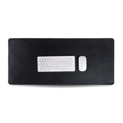Desk Pad de Couro Preto