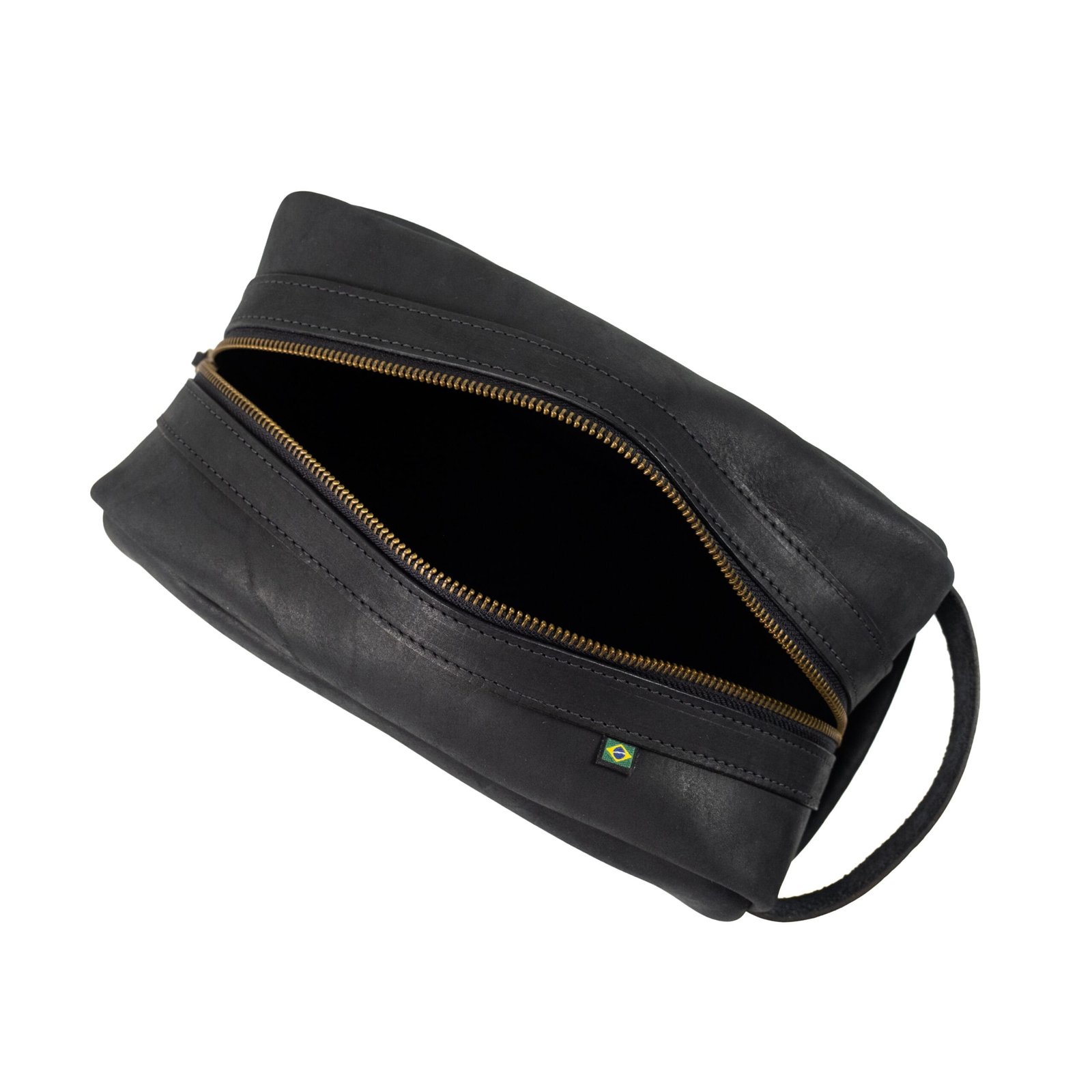 Necessaire em Couro Preta - Imagem 6