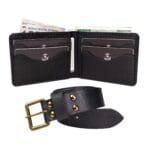 KIT Carteira Bifold No.7 + Cinto • Preto