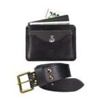 KIT Carteira Minimalista No.3 + Cinto • Preto