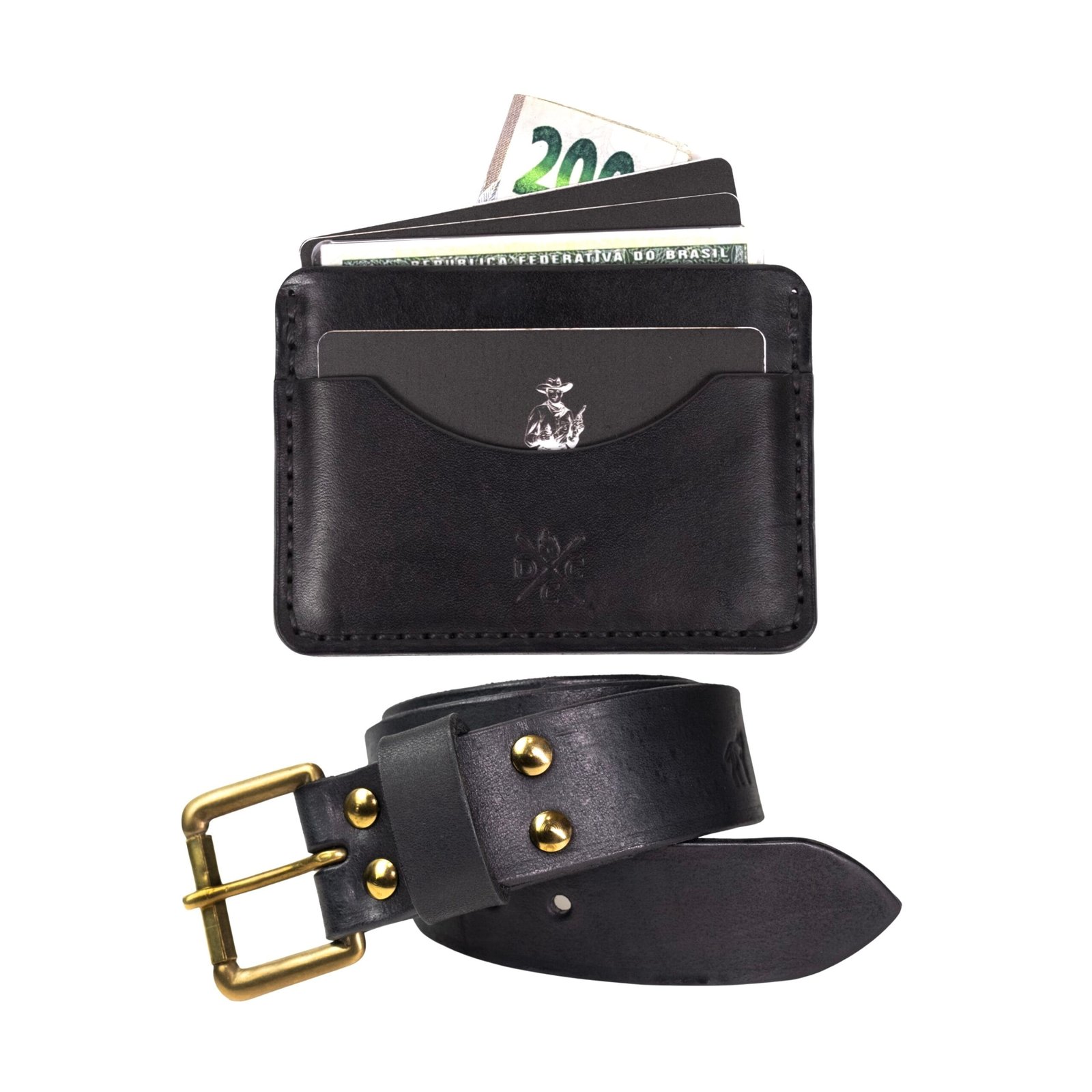 KIT Carteira Minimalista No.3 + Cinto • Preto - Imagem 7