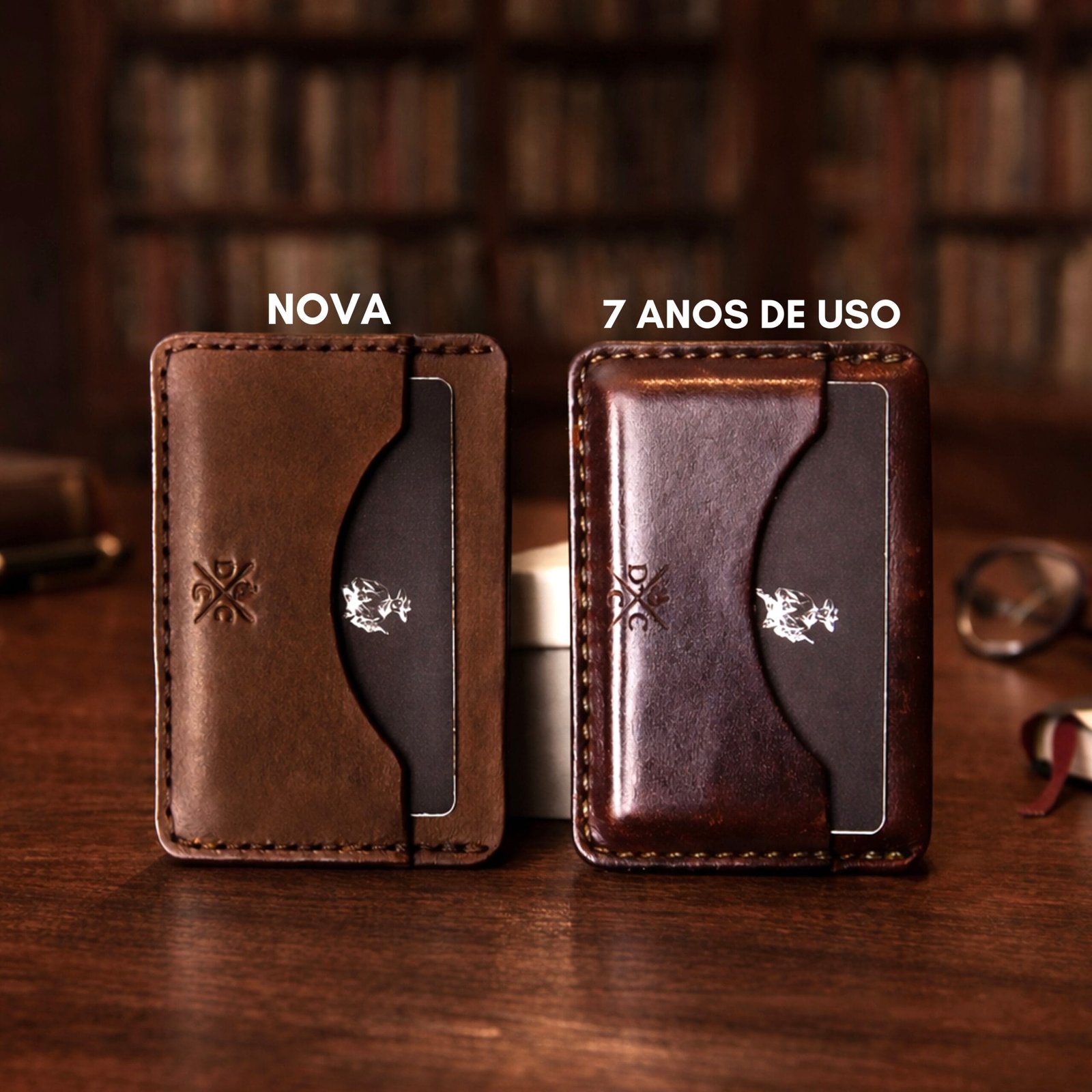 KIT Carteira Minimalista No.3 + Cinto • Marrom - Imagem 6