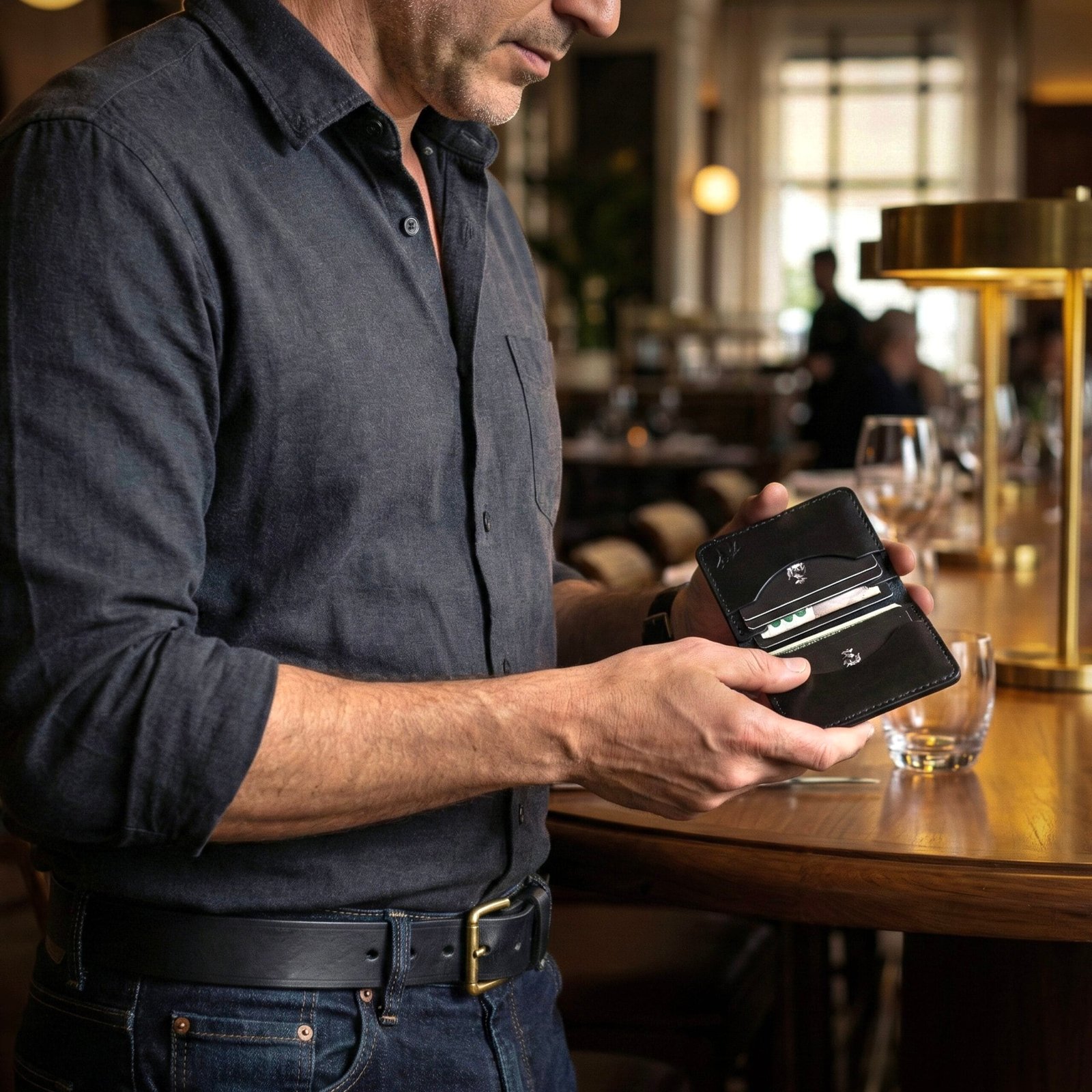 KIT Carteira No.22 + Cinto • Preto - Imagem 2